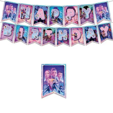Lade das Bild in den Galerie-Viewer, Kindergeburtstag im K-Pop Demon Hunters Look – mit Banner, Bechern und weiterer Deko
