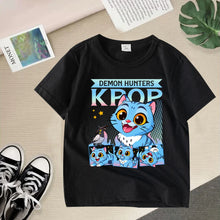 Lade das Bild in den Galerie-Viewer, Stylische K-Pop Demon Hunters T-Shirts für Kinder
