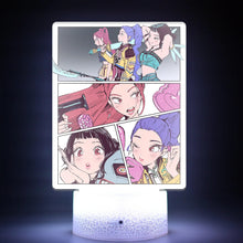 Lade das Bild in den Galerie-Viewer, K-Pop Demon Hunters Nachtlicht und Deko-Lampe für Kinderzimmer &amp; Fans
