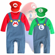 Super Mario oder Luigi Kinder Kostüme