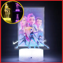 Lade das Bild in den Galerie-Viewer, K-Pop Demon Hunters Nachtlicht und Deko-Lampe für Kinderzimmer &amp; Fans
