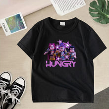 Lade das Bild in den Galerie-Viewer, Stylische K-Pop Demon Hunters T-Shirts für Kinder
