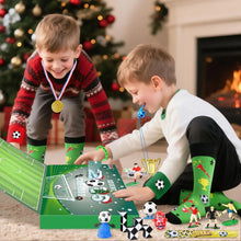 Lade das Bild in den Galerie-Viewer, Fußball Adventskalender 2025 für Kinder 24 Tage Überraschungen Socken Weihnachtsgeschenk Fans
