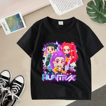 Lade das Bild in den Galerie-Viewer, Stylische K-Pop Demon Hunters T-Shirts für Kinder
