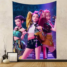 Lade das Bild in den Galerie-Viewer, Dekoratives Hintergrund- und Wandposter im K-Pop Demon Hunters Design – ideal für Geburtstage, Events und Partys
