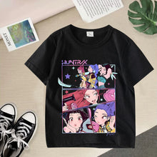 Lade das Bild in den Galerie-Viewer, Stylische K-Pop Demon Hunters T-Shirts für Kinder
