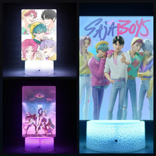 Lade das Bild in den Galerie-Viewer, Stimmungsvolle K-Pop Demon Hunters Nachtlichter – mit Motiven von Zoe, Rumi, Mira und den Saja Boys
