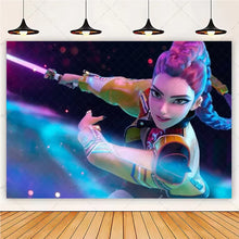 Lade das Bild in den Galerie-Viewer, HUNTR/X K-Pop Demon Hunters Wandposter in großem Format – ideal für Feier, Party oder Geburtstag

