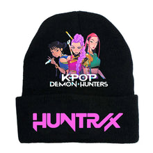 Lade das Bild in den Galerie-Viewer, Kuschelig warme Winter-Beanies im K-Pop Demon Hunters Design

