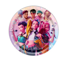 Lade das Bild in den Galerie-Viewer, Kindergeburtstag im K-Pop Demon Hunters Look – mit Banner, Bechern und weiterer Deko
