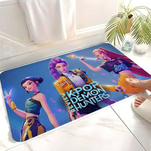 Lade das Bild in den Galerie-Viewer, K-Pop Demon Hunters Zimmerteppiche und Matten mit rutschfester Unterseite
