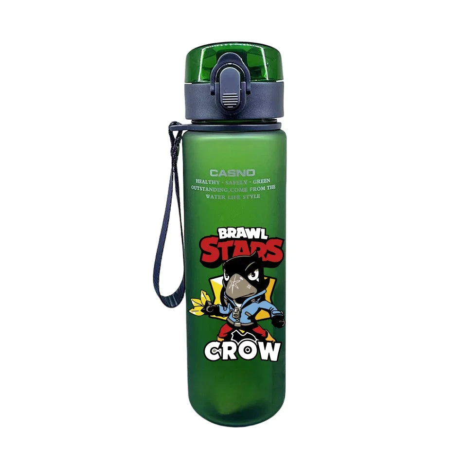 Brawl Stars Trinkflasche (560ML) für Sport, Freizeit und Schule