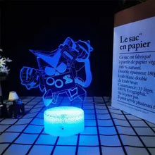 Lade das Bild in den Galerie-Viewer, Brawl Stars Nachtlicht Lampe mit 3D und Farbwechsel Effekt
