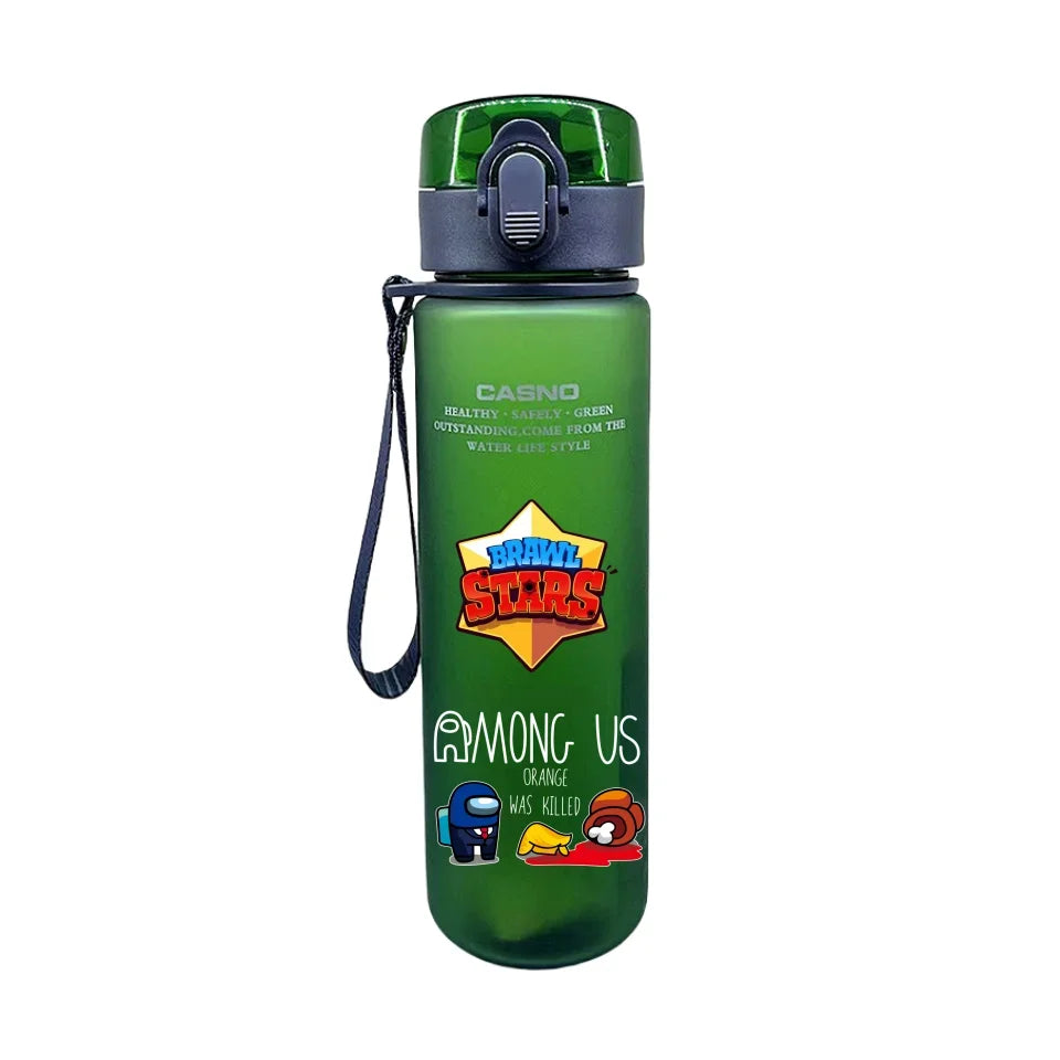 Brawl Stars Trinkflasche (560ML) für Sport, Freizeit und Schule