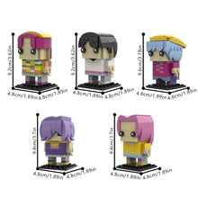 Lade das Bild in den Galerie-Viewer, Huntrx K-Pop Demon Hunters Charakterfiguren als Klemmbaustein-Bausets zum Selberbauen
