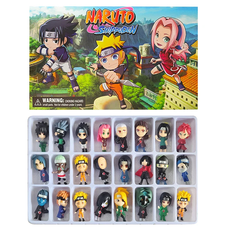 Nauruto Adventskalender mit 24 Figuren