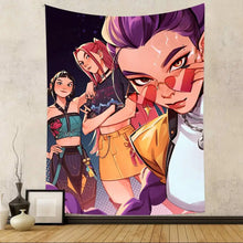 Lade das Bild in den Galerie-Viewer, Dekoratives Hintergrund- und Wandposter im K-Pop Demon Hunters Design – ideal für Geburtstage, Events und Partys
