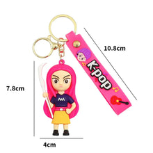 Lade das Bild in den Galerie-Viewer, Farbenfrohe K-Pop Demon Hunters Schlüsselanhänger – erhältlich in vier Motiven
