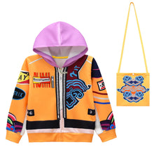 Lade das Bild in den Galerie-Viewer, Detailreiches Rumi Kinder-Cosplay im K-Pop Demon Hunters Stil
