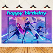 Lade das Bild in den Galerie-Viewer, HUNTR/X K-Pop Demon Hunters Wandposter in großem Format – ideal für Feier, Party oder Geburtstag
