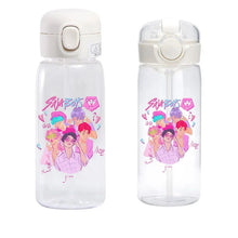 Lade das Bild in den Galerie-Viewer, Praktische Hunterx K-Pop Demon Hunters Wasserflasche für Sport &amp; Alltag – erhältlich in 400 und 600 ml
