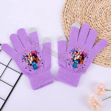 Lade das Bild in den Galerie-Viewer, Lila K-Pop Demon Hunters Winterhandschuhe für warme Hände an kalten Tagen
