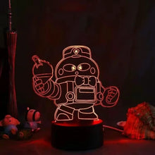 Lade das Bild in den Galerie-Viewer, Brawl Stars Nachtlicht Lampe mit 3D und Farbwechsel Effekt
