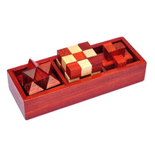 Lade das Bild in den Galerie-Viewer, 3D IQ Holzpuzzle Knobelspiel Lern Puzzle kaufen - Pk.toys
