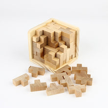 Lade das Bild in den Galerie-Viewer, 3D Holz und Lern Puzzle kaufen - Pk.toys
