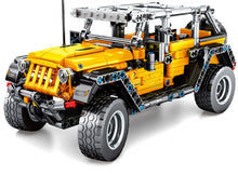 Lade das Bild in den Galerie-Viewer, Off-Road Jeep Klemm-Baustein Set mit 601 Teilen kaufen - Pk.toys

