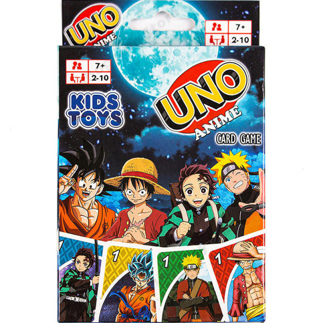 One Piece, Naruto, Dragonball Anime UNO Kartenspiel kaufen - Pk.toys