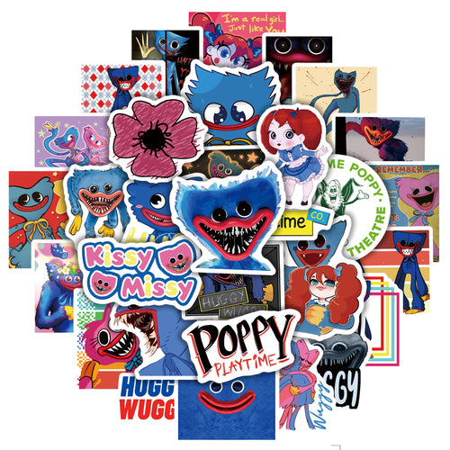 Poppy Playtime Aufkleber Sticker im 50er Pack kaufen - Pk.toys