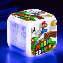 Lade das Bild in den Galerie-Viewer, Super Mario Digital Wecker mit LED und Farbwechsel kaufen - Pk.toys
