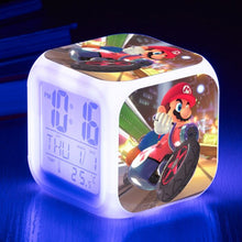 Lade das Bild in den Galerie-Viewer, Super Mario Digital Wecker mit LED und Farbwechsel kaufen - Pk.toys
