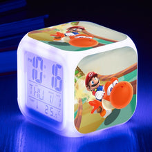 Lade das Bild in den Galerie-Viewer, Super Mario Digital Wecker mit LED und Farbwechsel kaufen - Pk.toys
