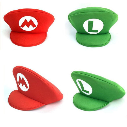 Kinder Super Mario Mütze (Mario oder Luigi) kaufen - Pk.toys