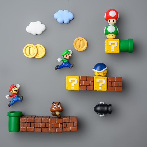 Super Mario Brother 3D Kühlschrankmagnete kaufen - Pk.toys