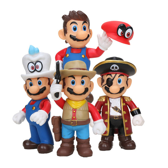 Super Mario Figuren im Set (ca. 10 bis 15cm) kaufen - Pk.toys