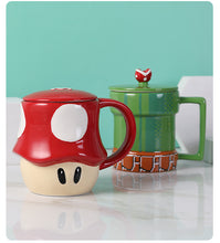 Lade das Bild in den Galerie-Viewer, Verschiedene Super Mario Becher, Kaffeetassen mit oder ohne Deckel kaufen - Pk.toys
