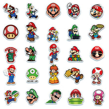 Lade das Bild in den Galerie-Viewer, Super Mario Aufkleber - Sticker im 50er oder 100er Set kaufen - Pk.toys
