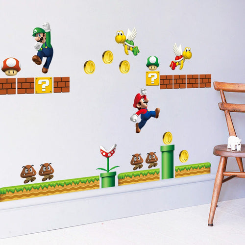 Super Mario 3D Wandsticker Wand Aufkleber kaufen - Pk.toys